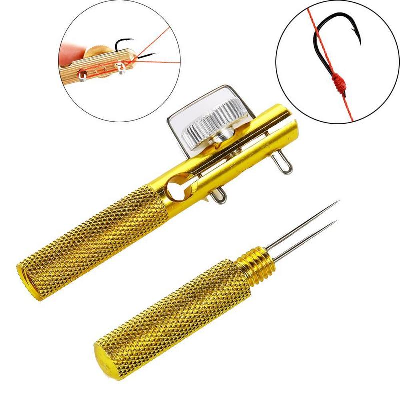 Fishing Hook Remover - Full Metal Fishing Hook Knotting Tool