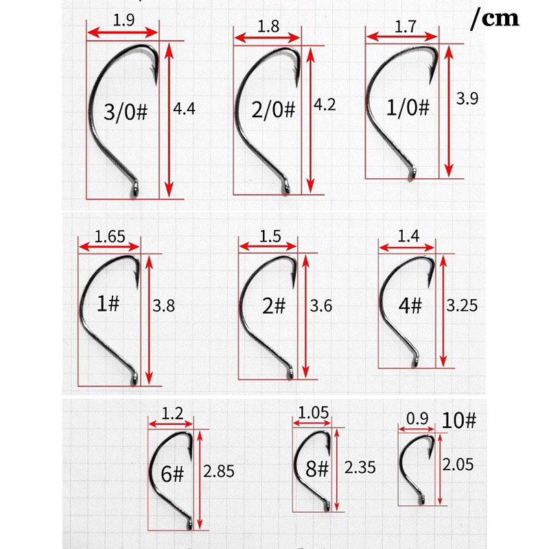 Fishing hooks 50pcs/lot jig he - Fishing Hook Assortment ulasan dan harga