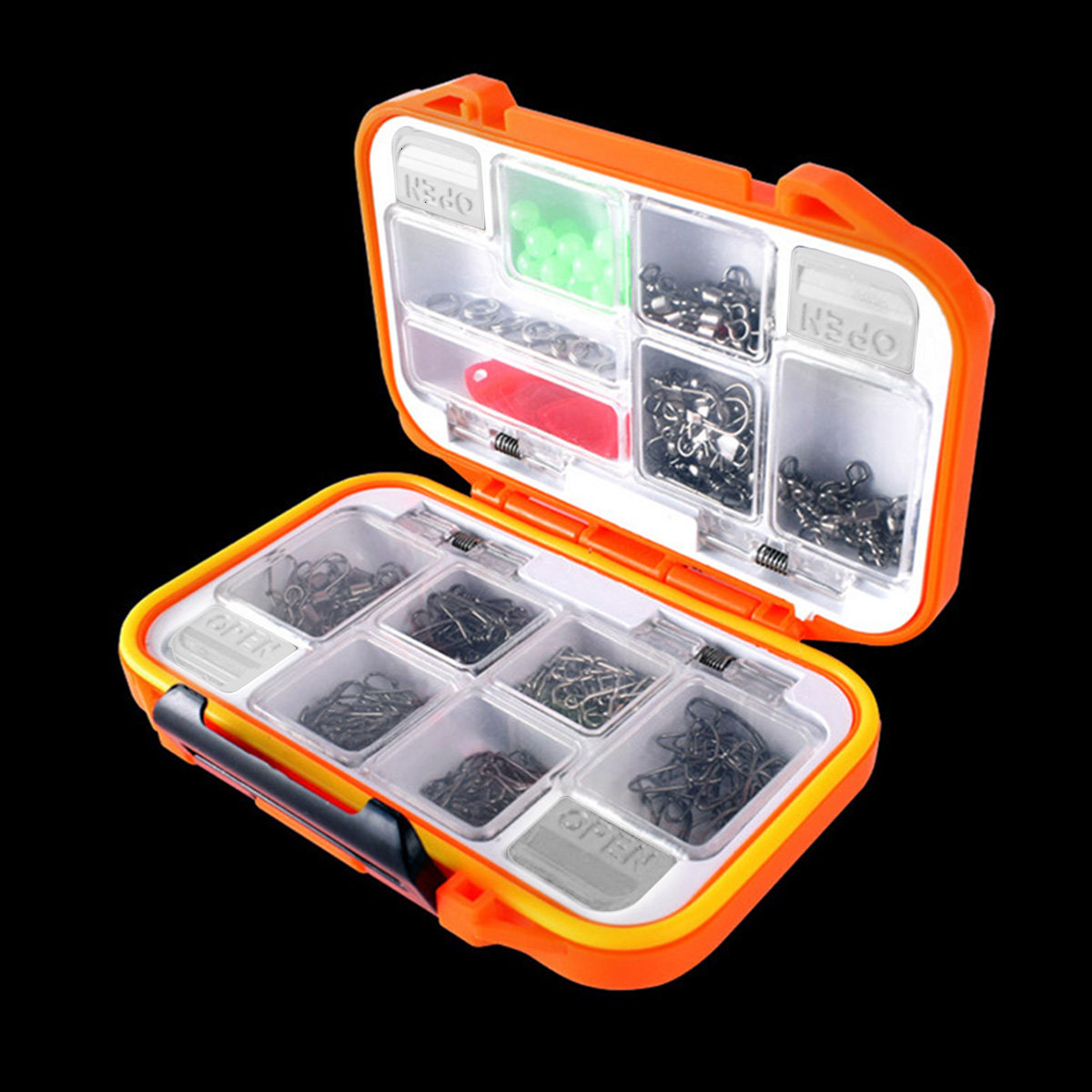 Fishing Hook Box Waterproof AB - Fishing Hook Size ulasan dan harga