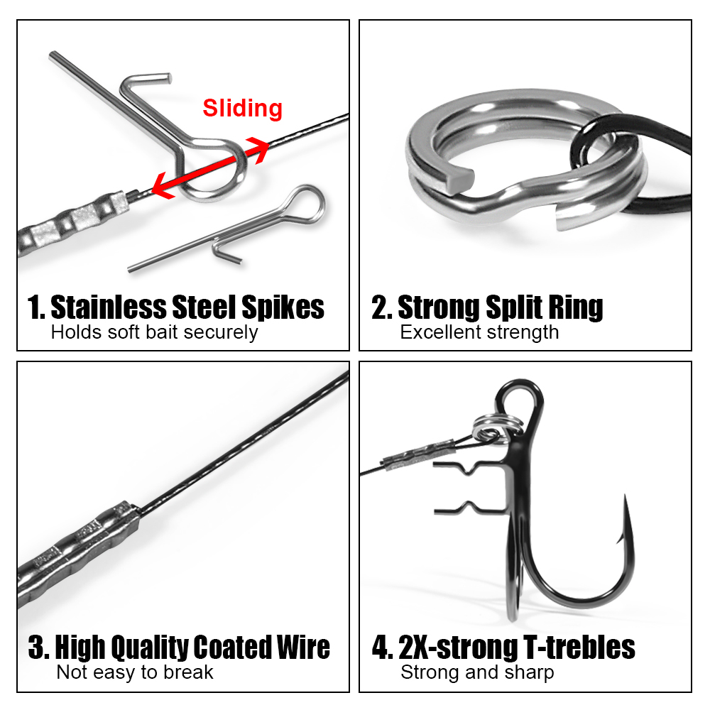 Spinpoler T‑treble Stinger Rig - Fishing Hook Treble ulasan dan harga