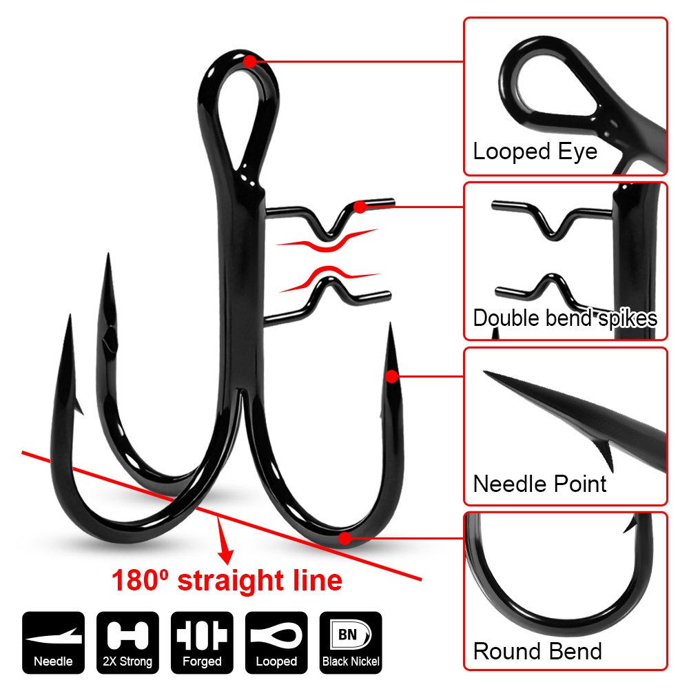 Spinpoler T‑treble Stinger Rig - Fishing Hook Treble ulasan dan harga
