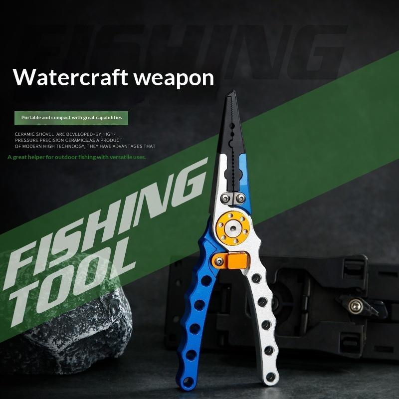 Aluminum Alloy Fishing Pliers  - Fishing Hook Sharpener ulasan dan harga