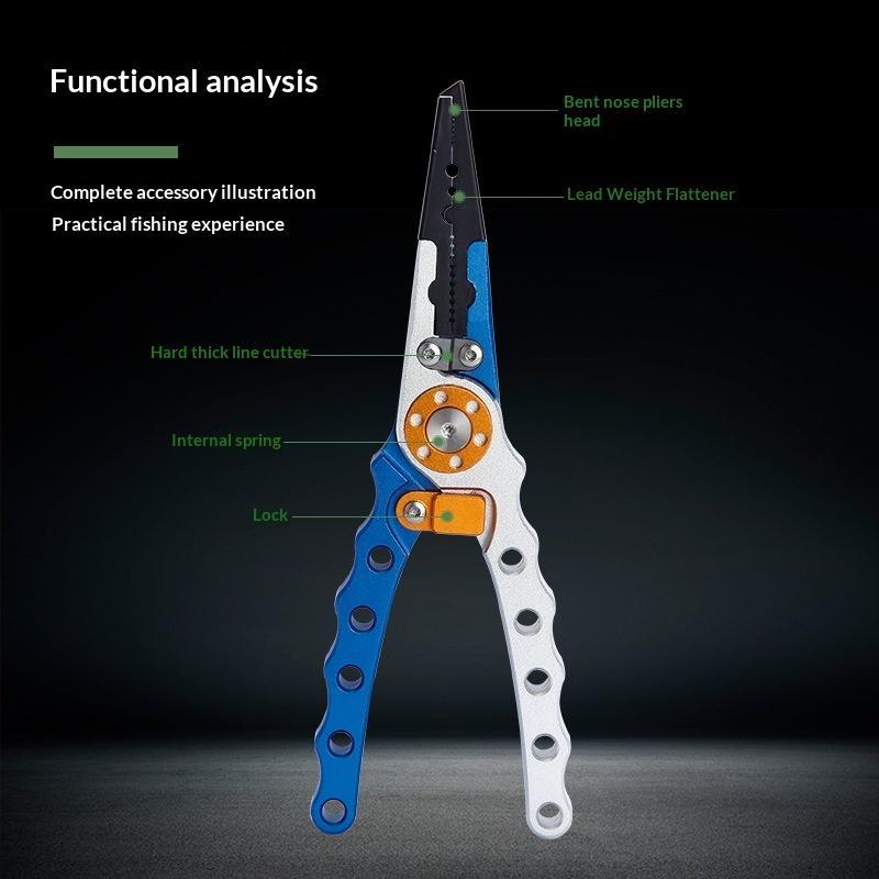Aluminum Alloy Fishing Pliers  - Fishing Hook Sharpener ulasan dan harga