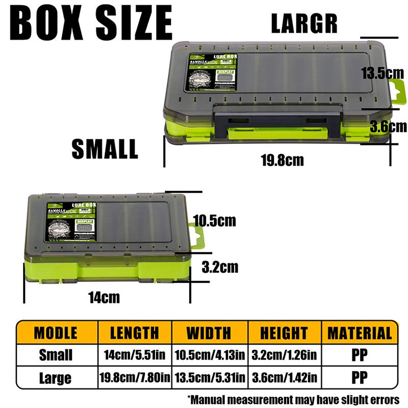 Double-Sided Compact Tackle Bo - Fishing Hook Box ulasan dan harga