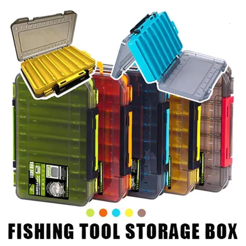 Double-Sided Compact Tackle Bo - Fishing Hook Box ulasan dan harga